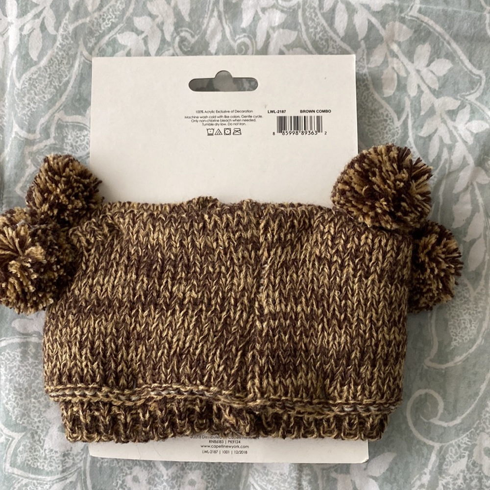Brown Capelli New York Boot Toppers OS New! - Picture 2 of 4